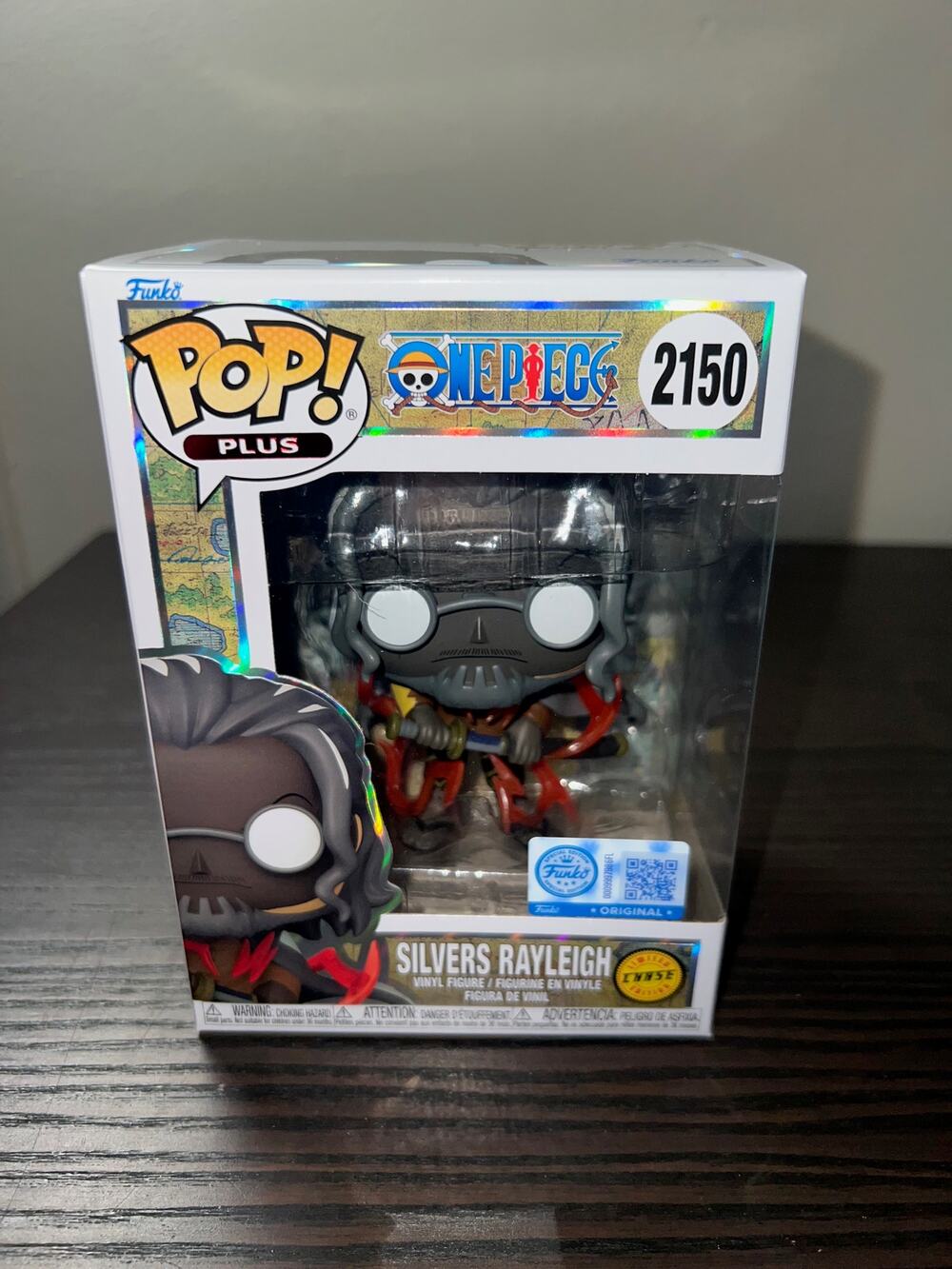 CHASE LE EXCLUSIVE Silvers Rayleigh Funko Pop PLUS #2150 One Piece Anime Manga